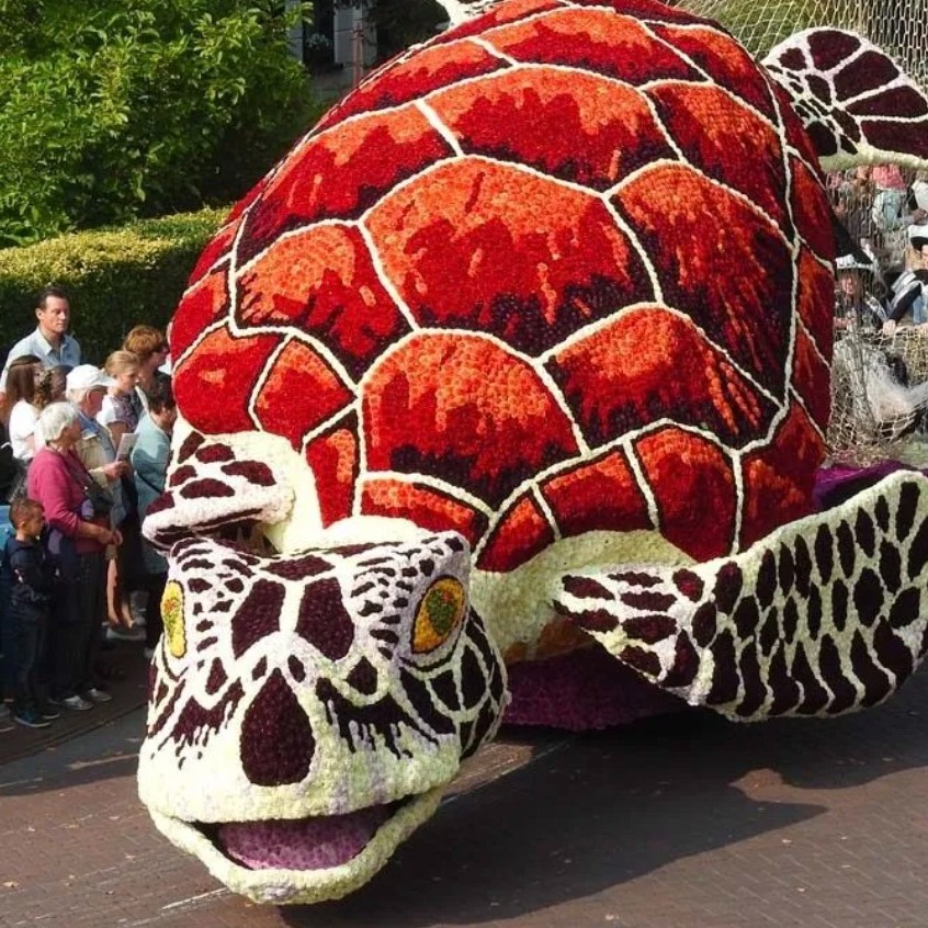 Every fourth Sunday in September, the small village "Winkel" is all about the Flower Parade Winkel. More than a million Dahlia flowers are used to create more than 20 floats for the Flower Parade.

More information about this event can be found via the link in our bio.
